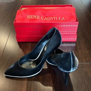 Rene Caovilla Suede Pumps